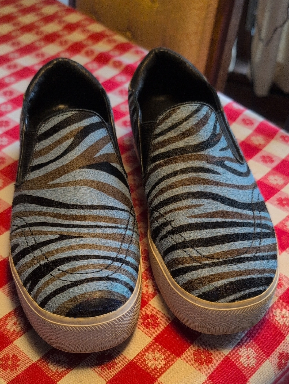 Authentic Cow Hair&Leather Loafer's